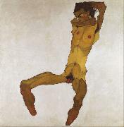 Egon Schiele Seated Male Nude (mk12) Spain oil painting artist